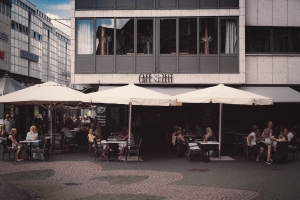CaféZeit Braunschweig - Fontansicht