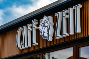 CaféZeit Piccolo - Schild